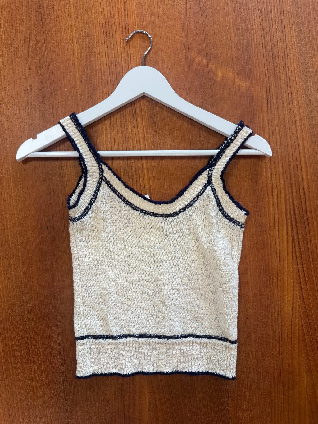 Débardeur beige 70s