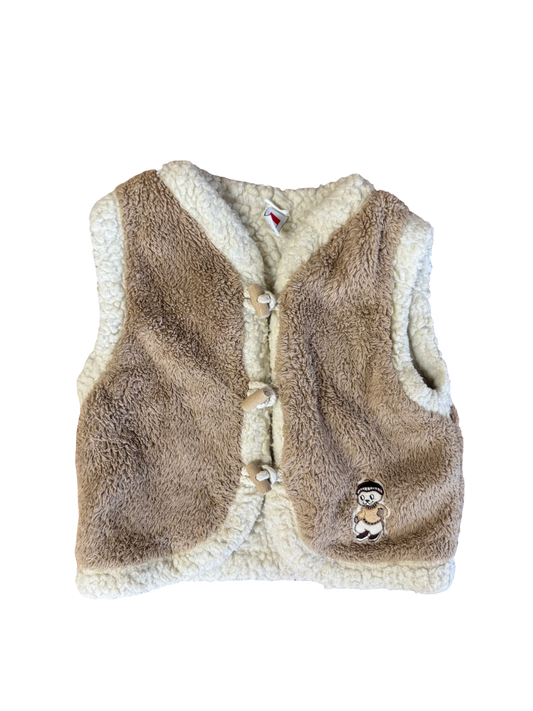 Veston en fausse fourrure