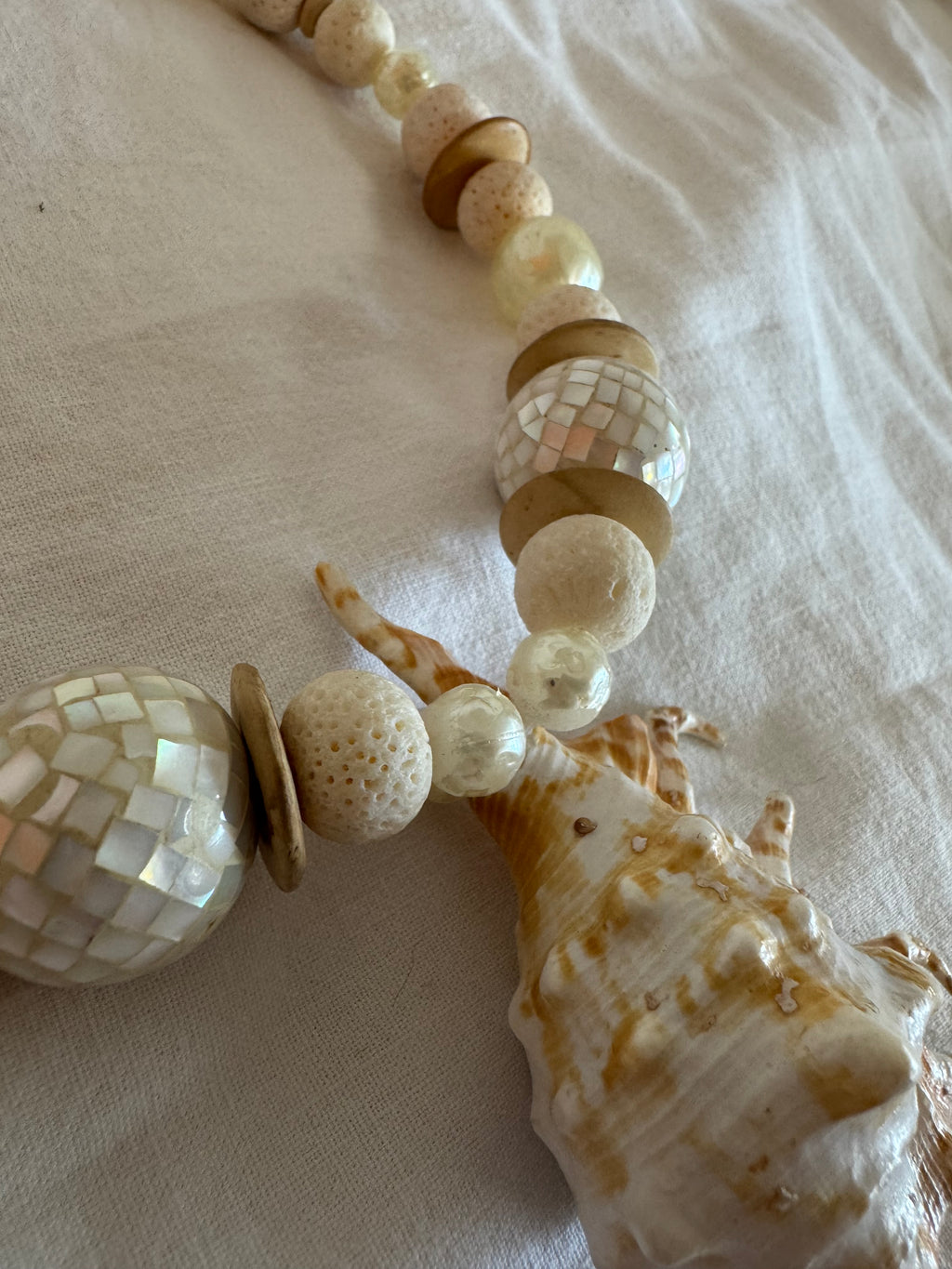 Collier coquillage