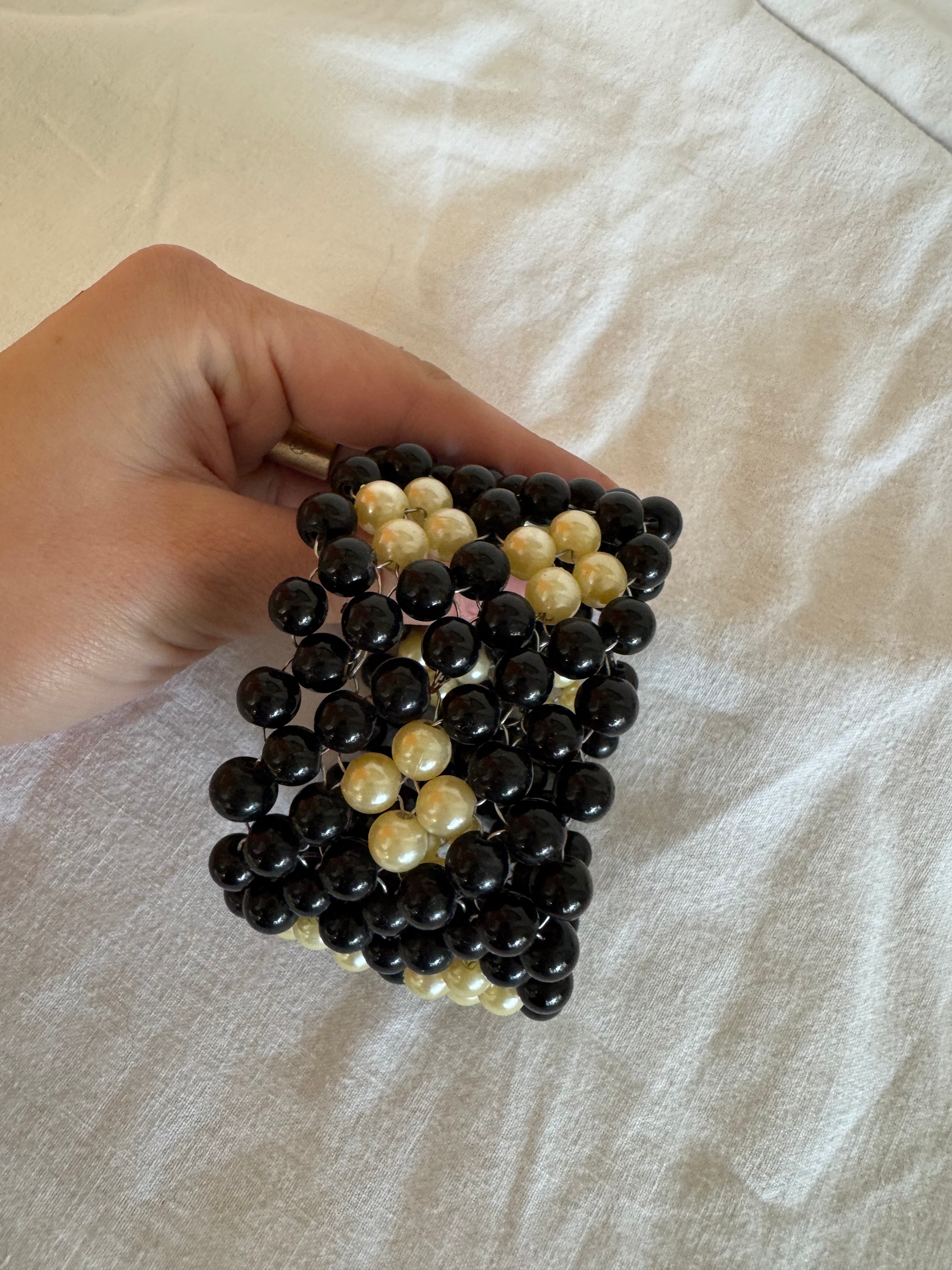 Bracelet à perles 80s