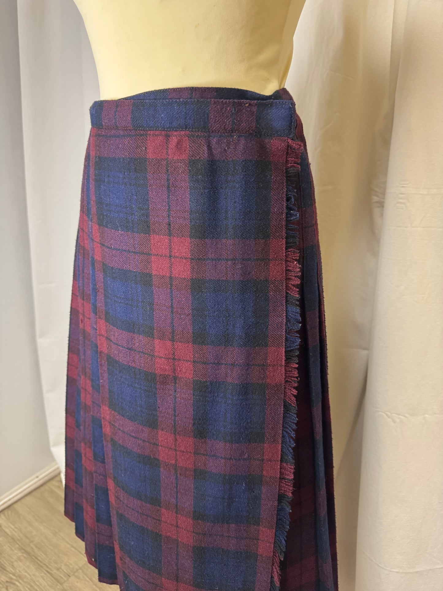 Jupe longue écossaise