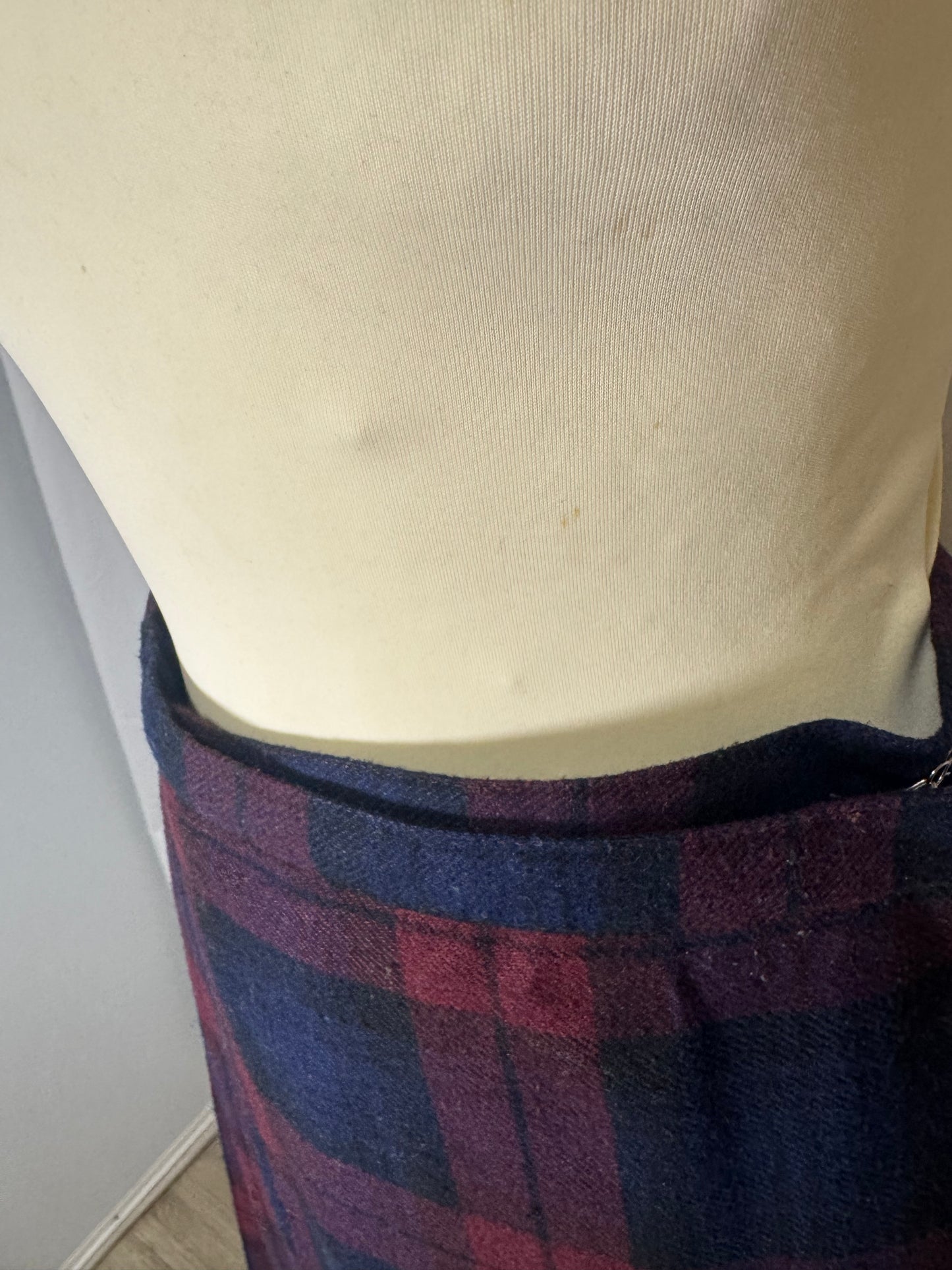 Jupe longue écossaise