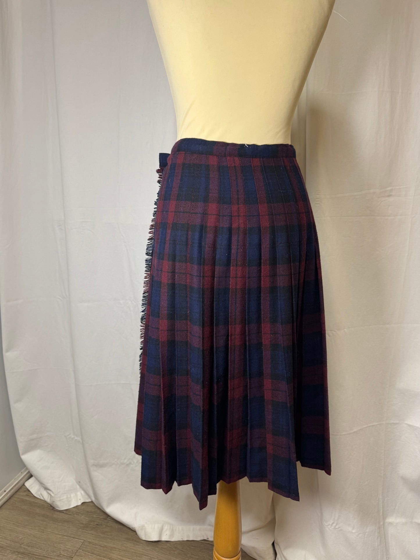 Jupe longue écossaise