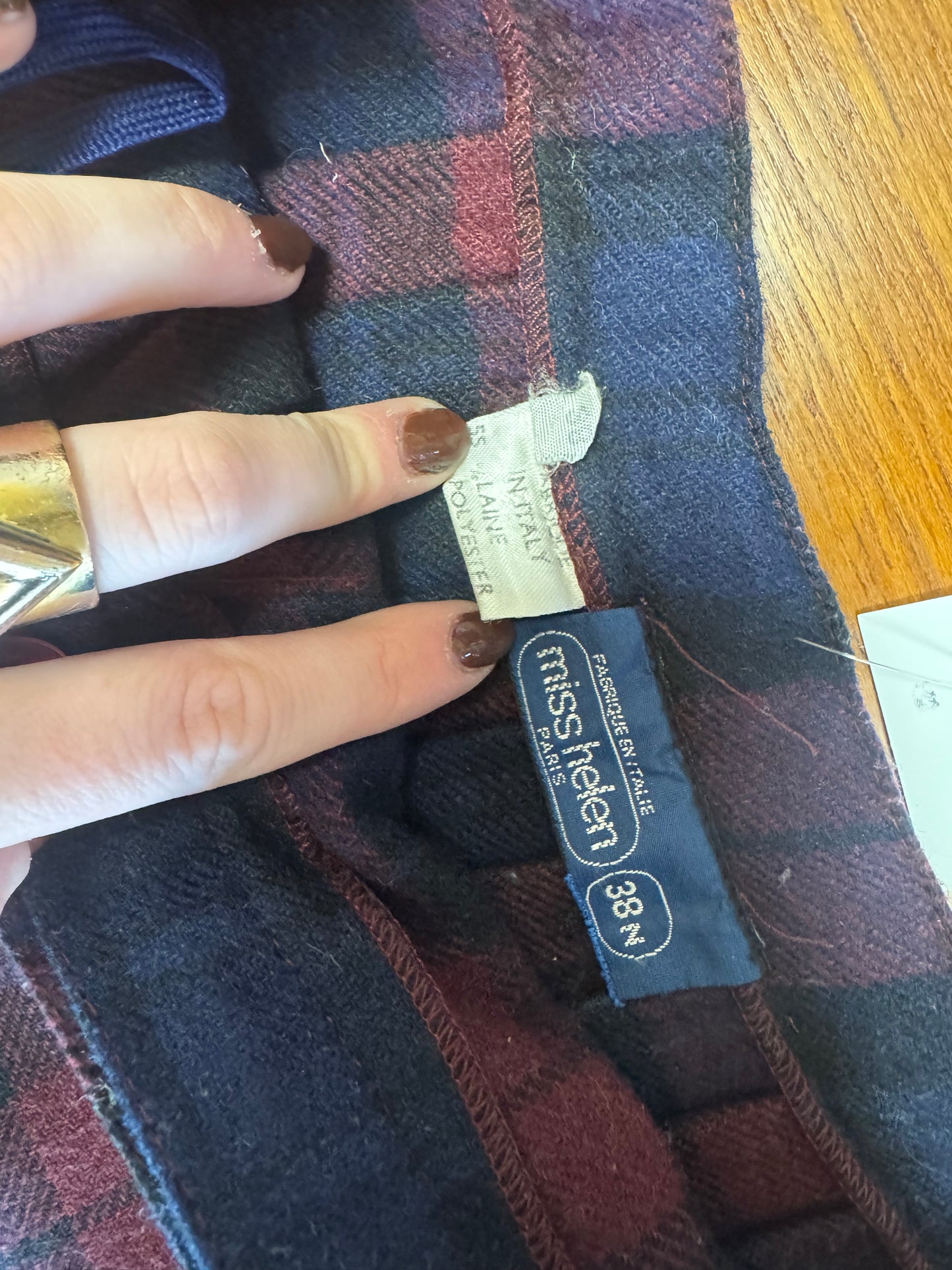 Jupe longue écossaise