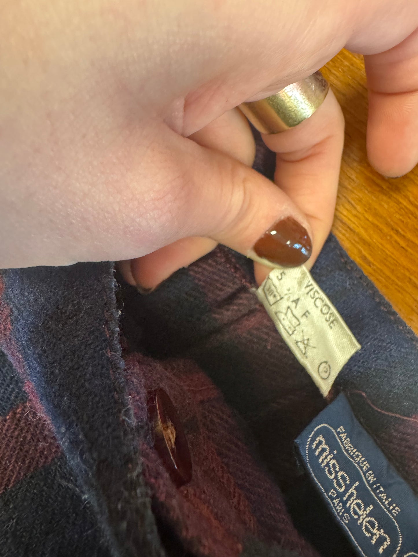 Jupe longue écossaise