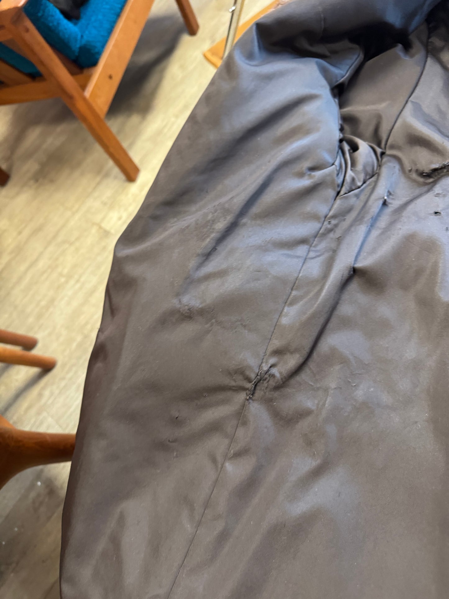 Manteau long en fourrure de vison