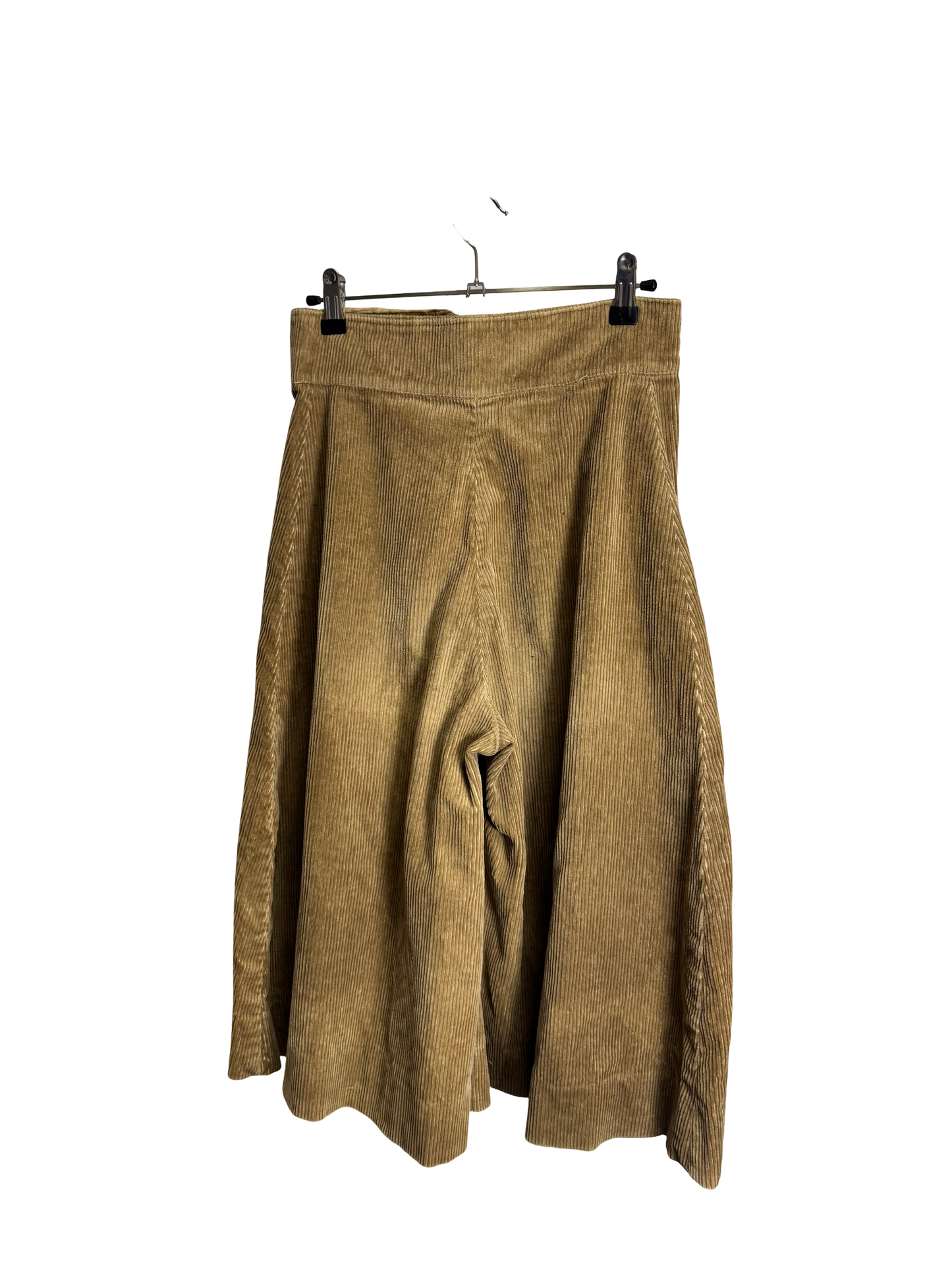 Jupe culotte en velours côtelé