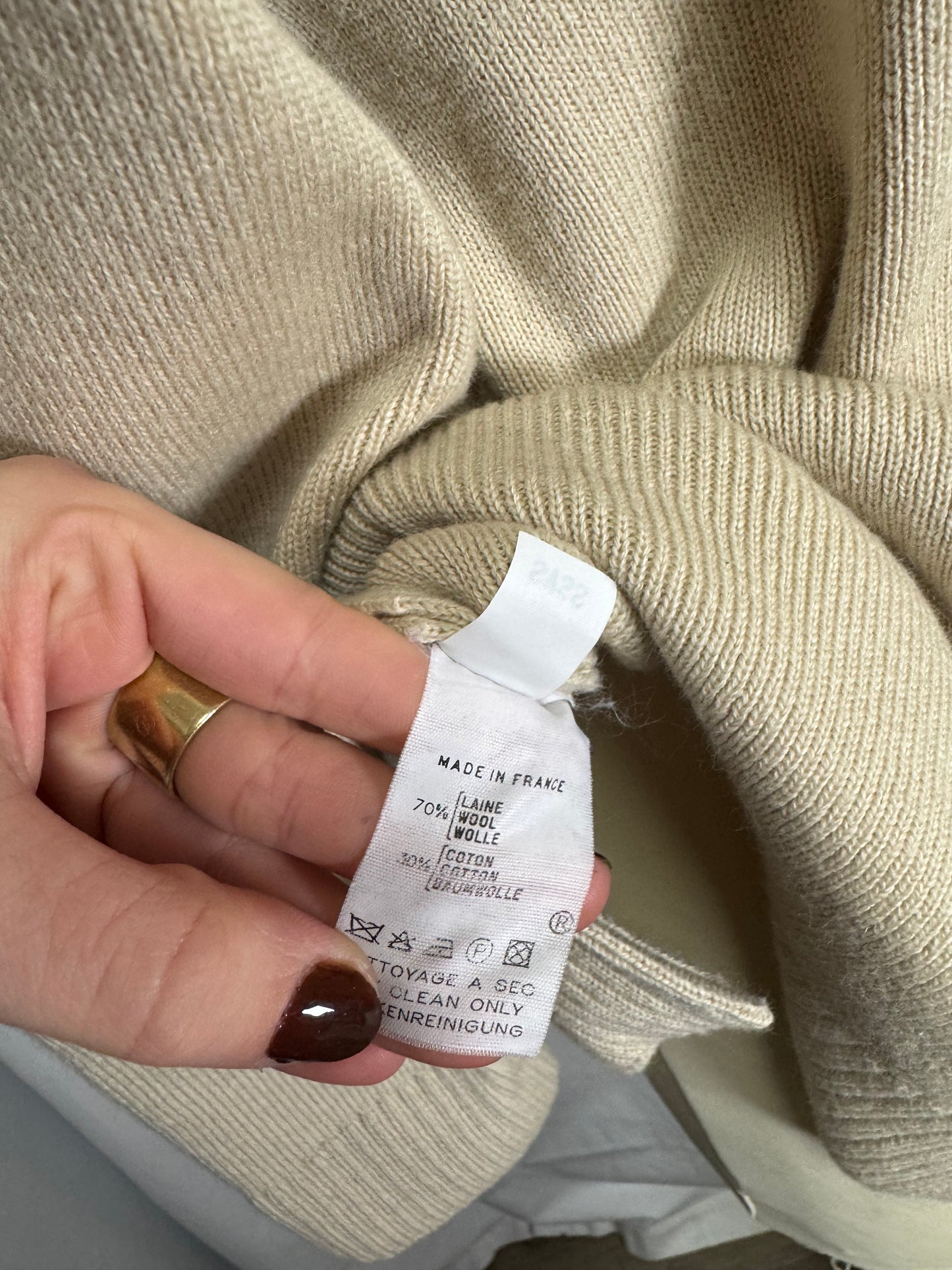 Cardigan beige Saint James