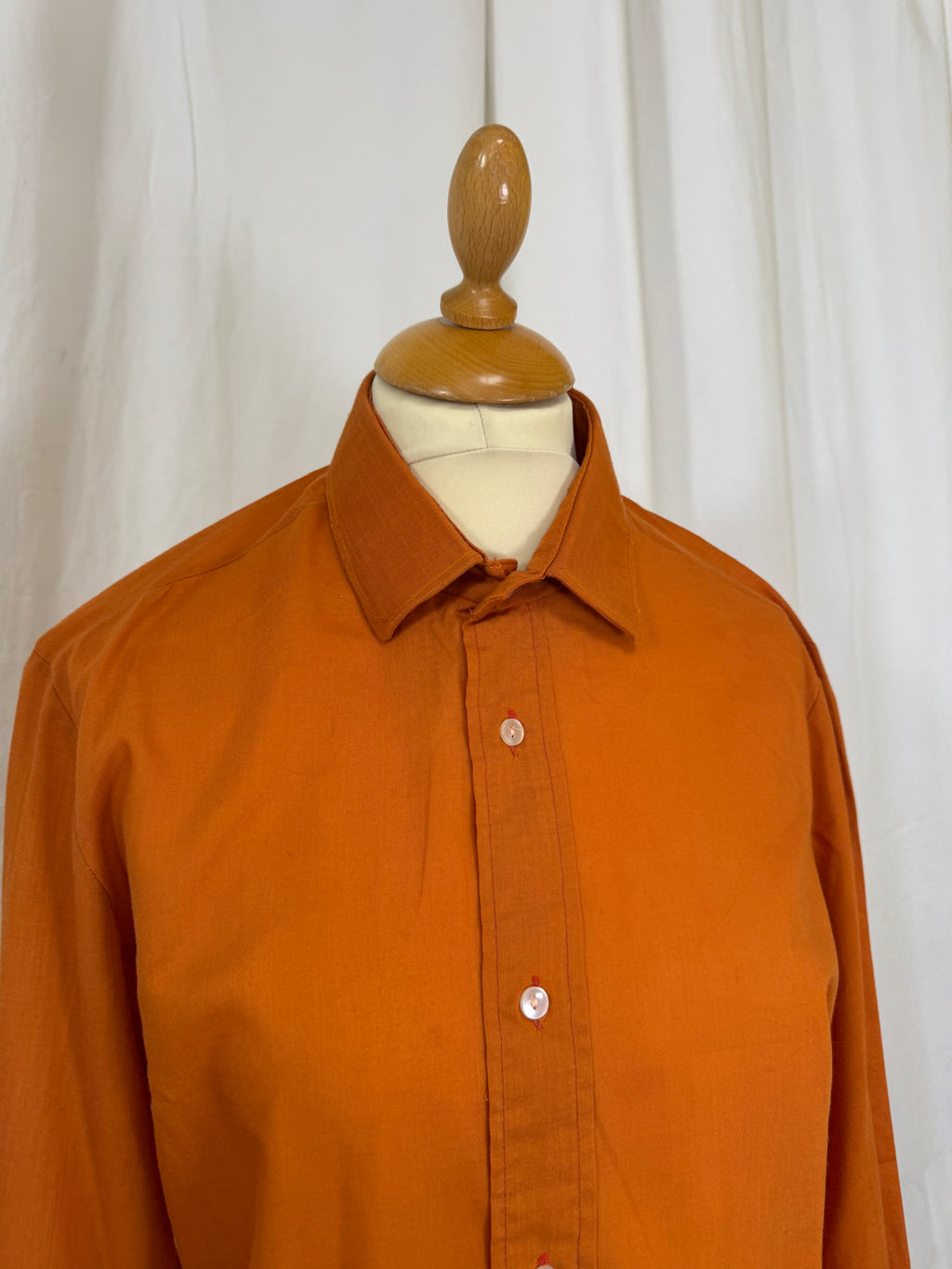Chemise orange 70s