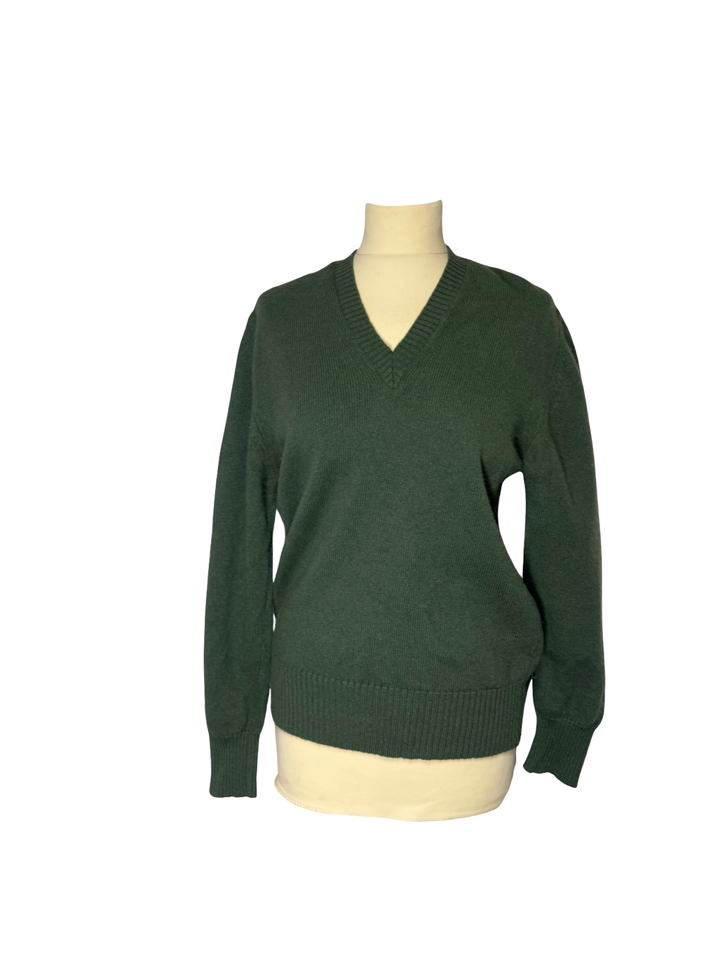 Pull vert en laine