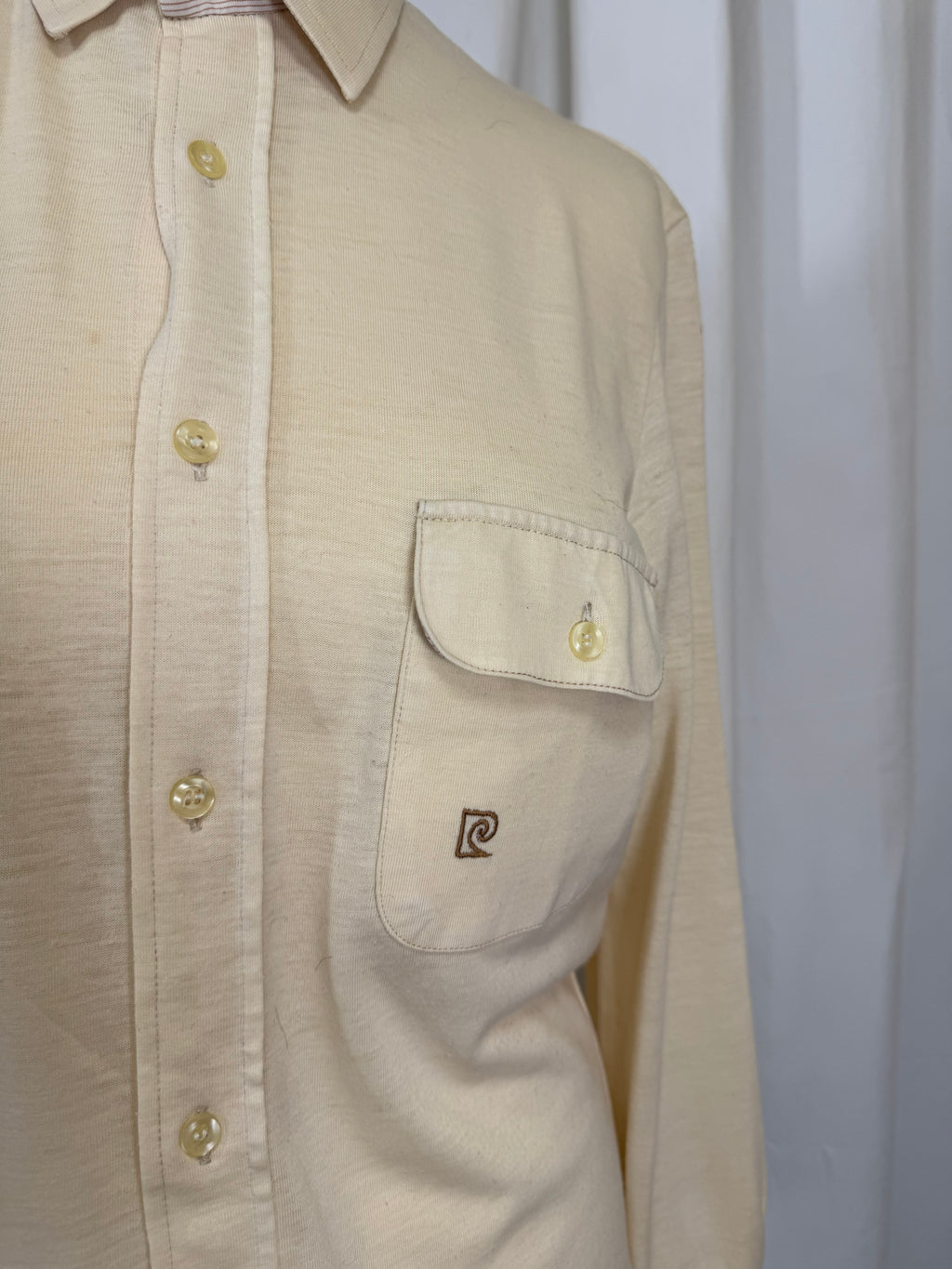 Chemise beige Pierre Cardin