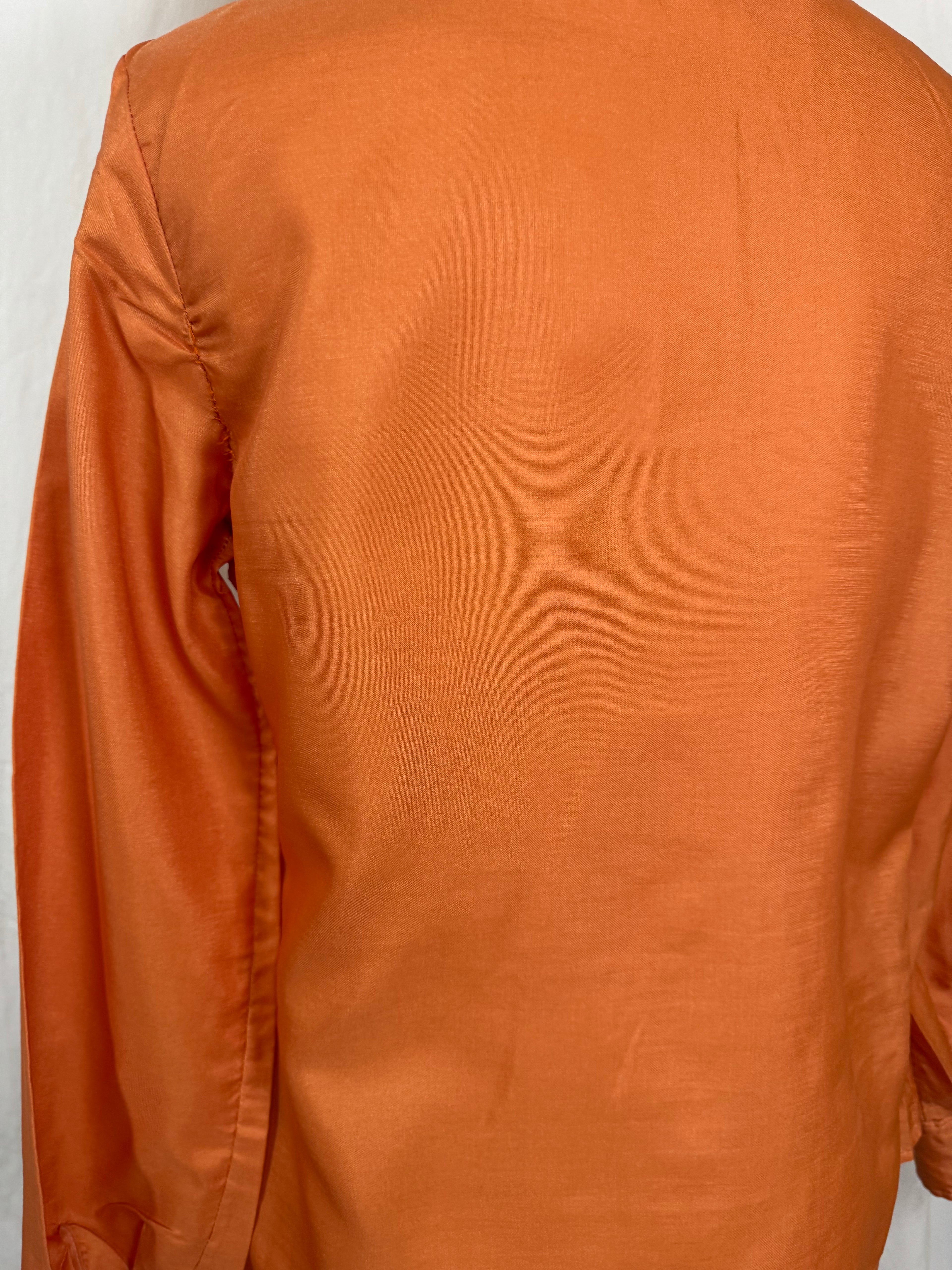 Chemise orange 70s