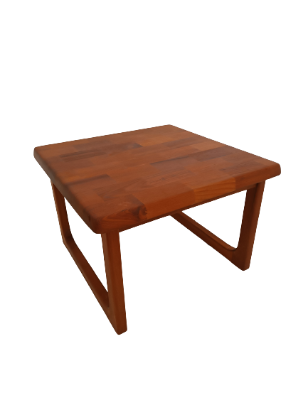 Table basse scandinave de Niels Bach en teck massif