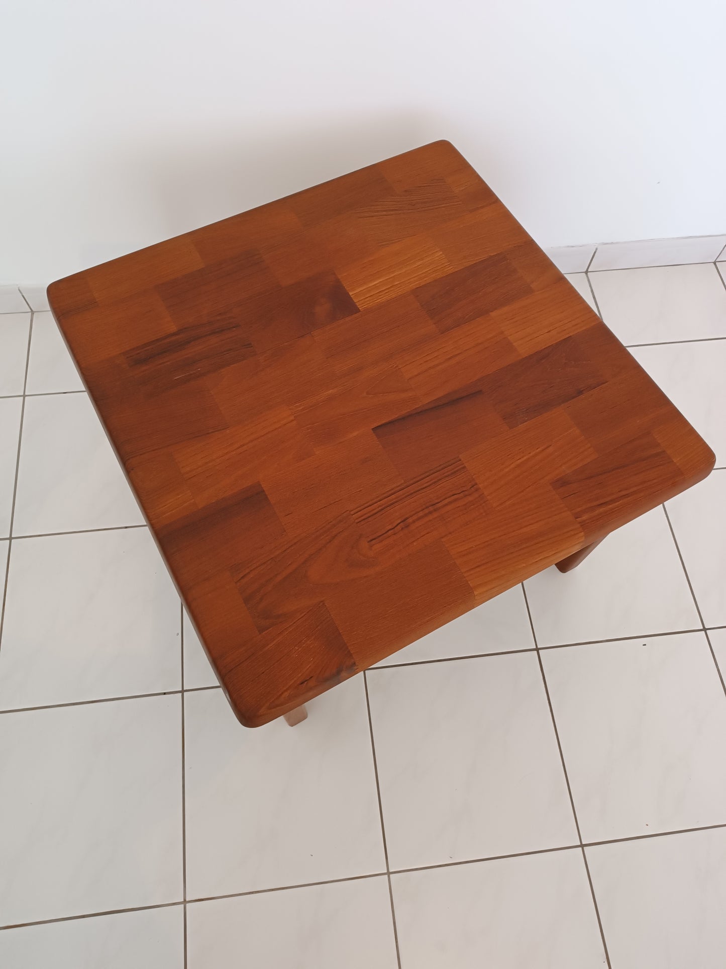 Table basse scandinave de Niels Bach en teck massif