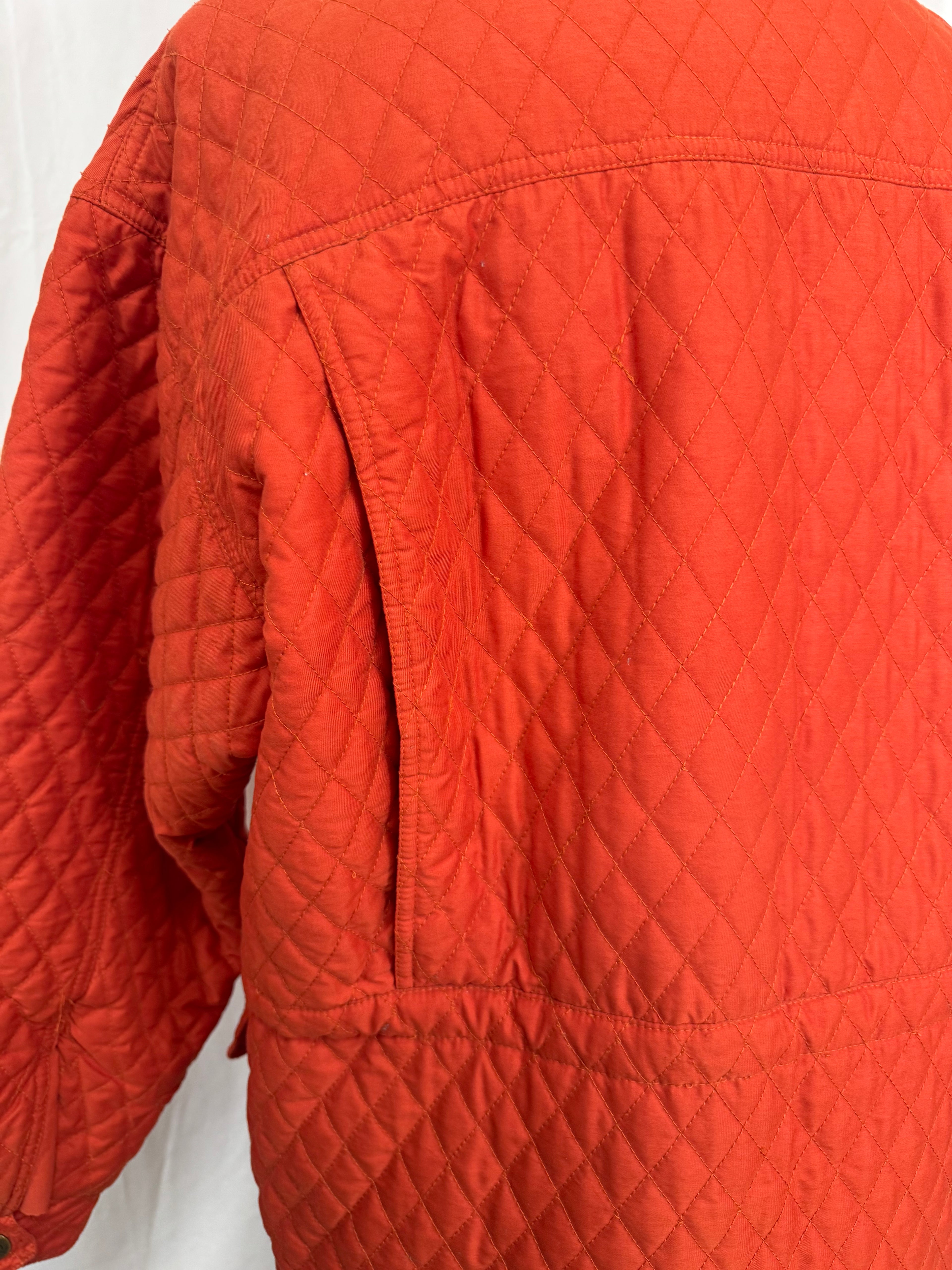 Veste matelassé orange