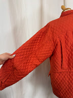 Veste matelassé orange