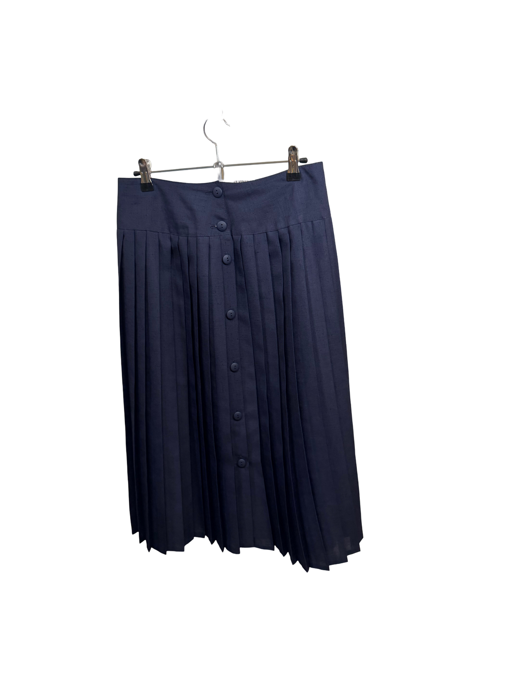 Jupe plissée bleu marine