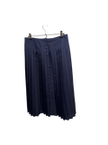 Jupe plissée bleu marine