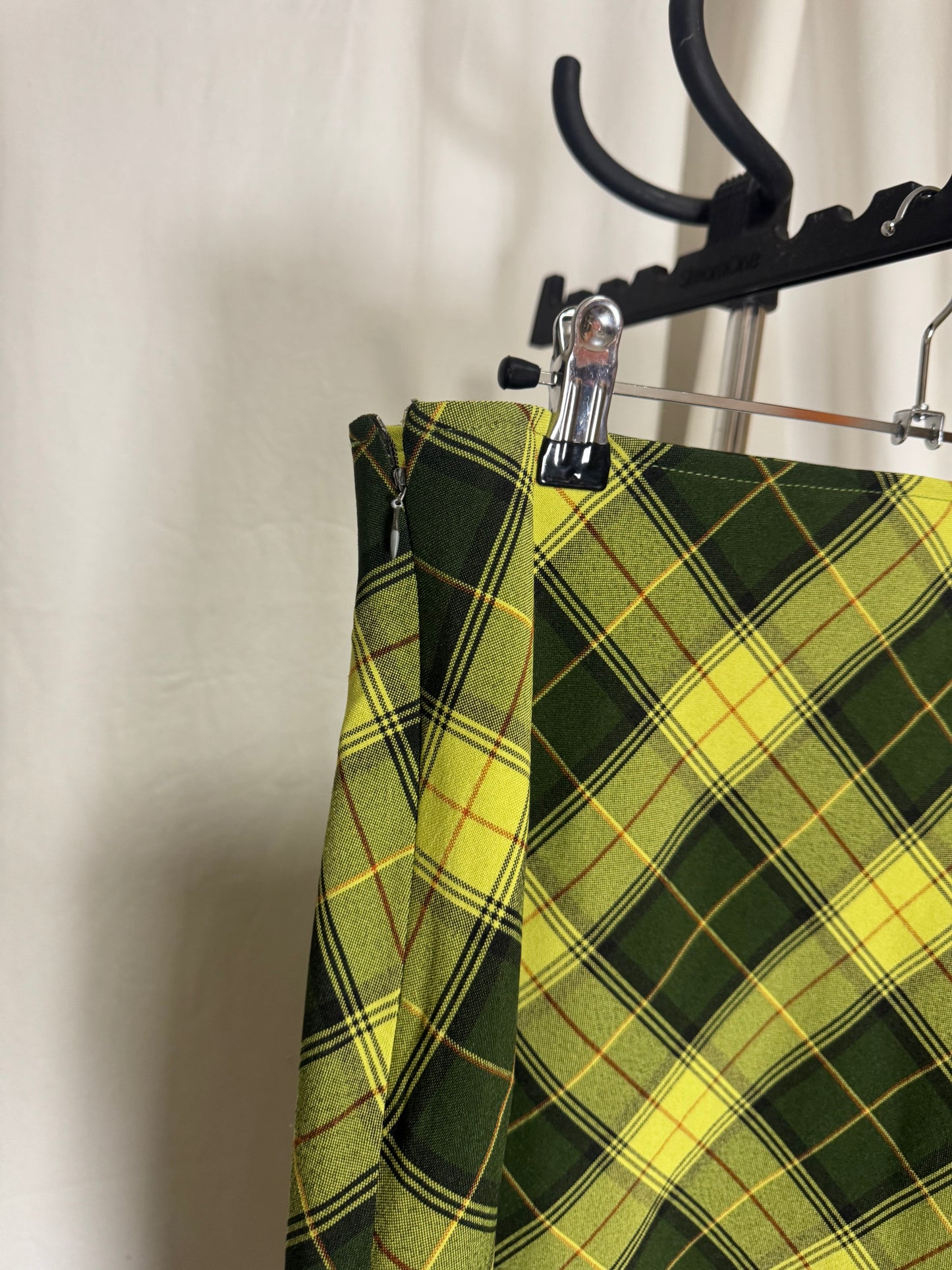 Jupe courte à carreaux