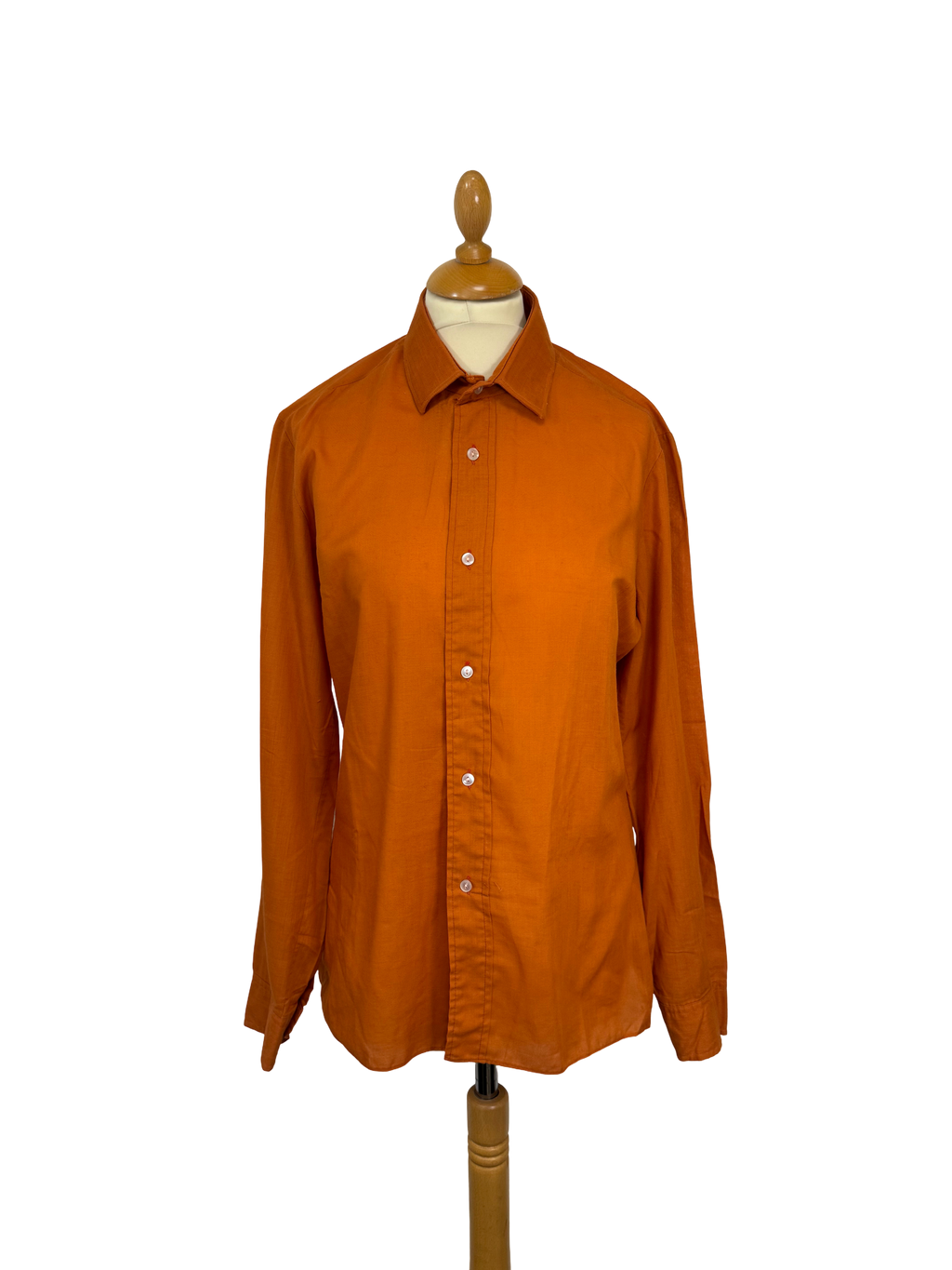 Chemise orange 70s