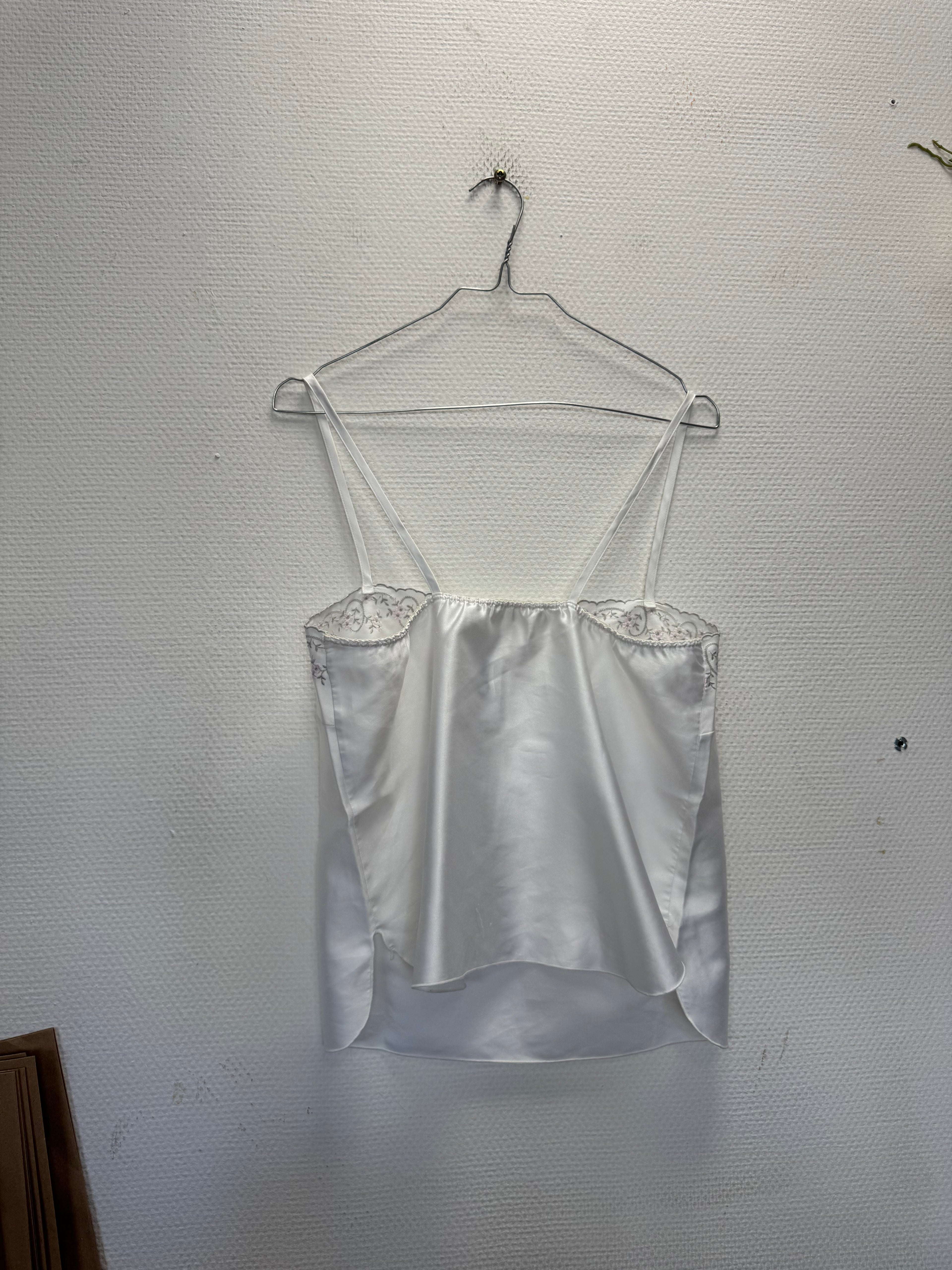 Débardeur blanc 70s