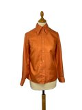 Chemise orange 70s