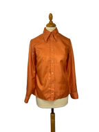 Chemise orange 70s