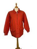 Veste matelassé orange