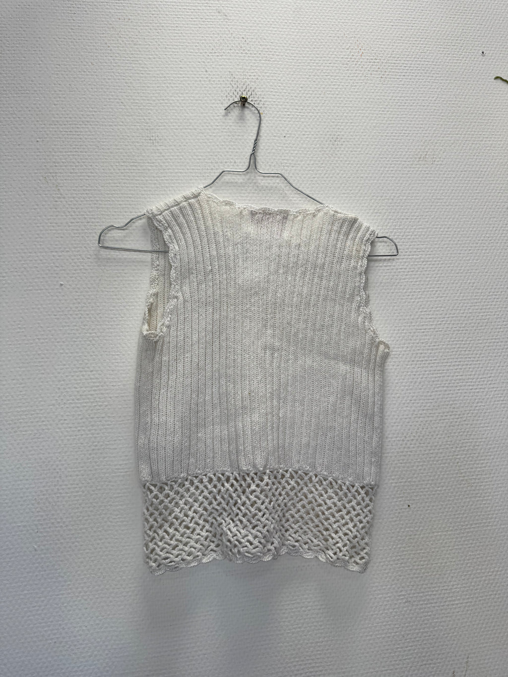 Cardigan blanc brodée