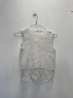 Cardigan blanc brodée