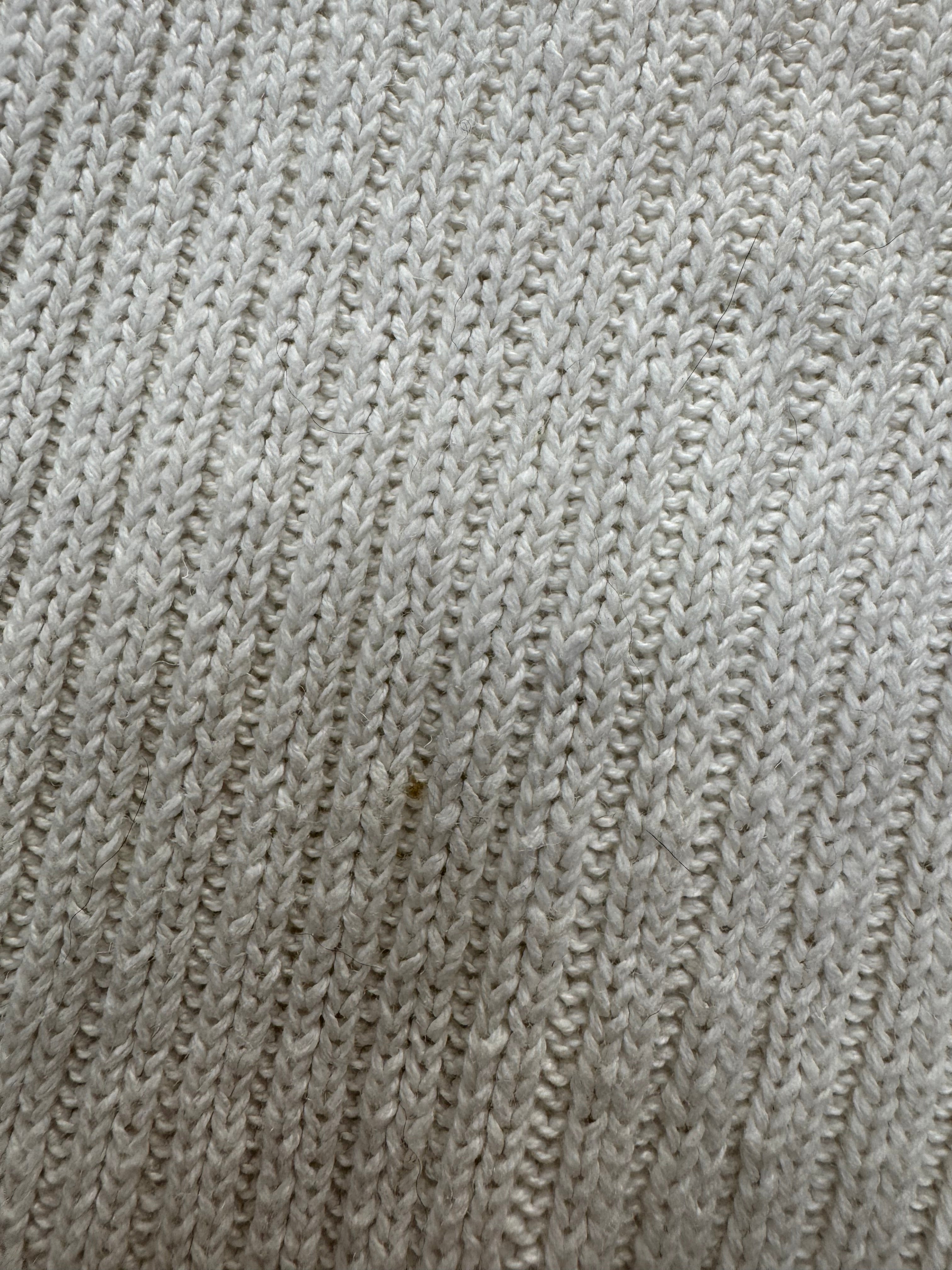 Cardigan blanc brodée