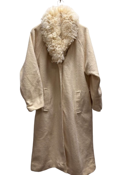 Manteau beige 80s