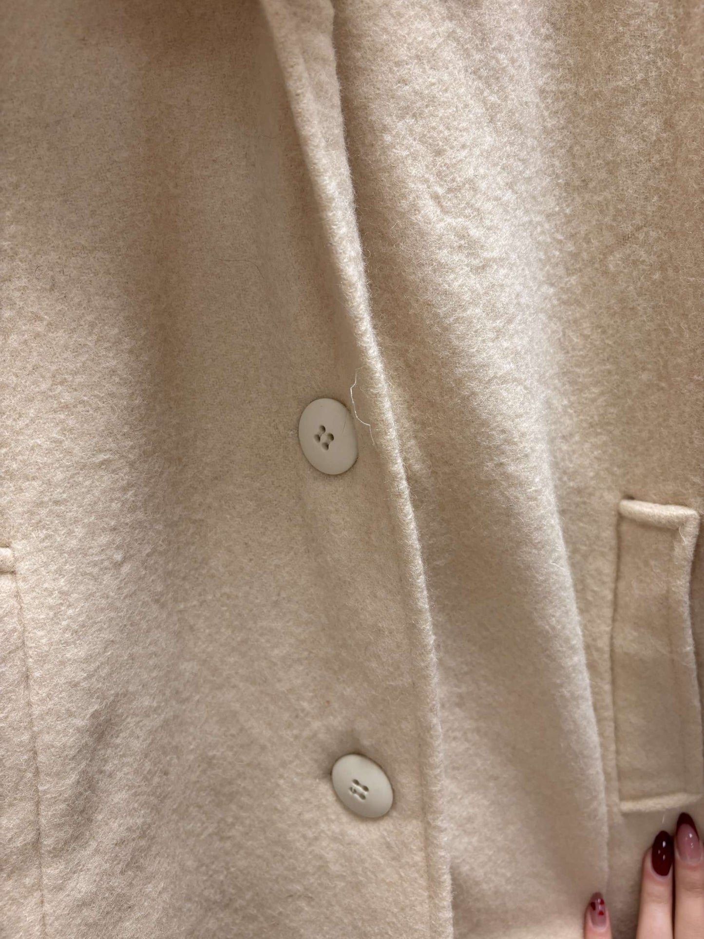 Manteau beige 80s
