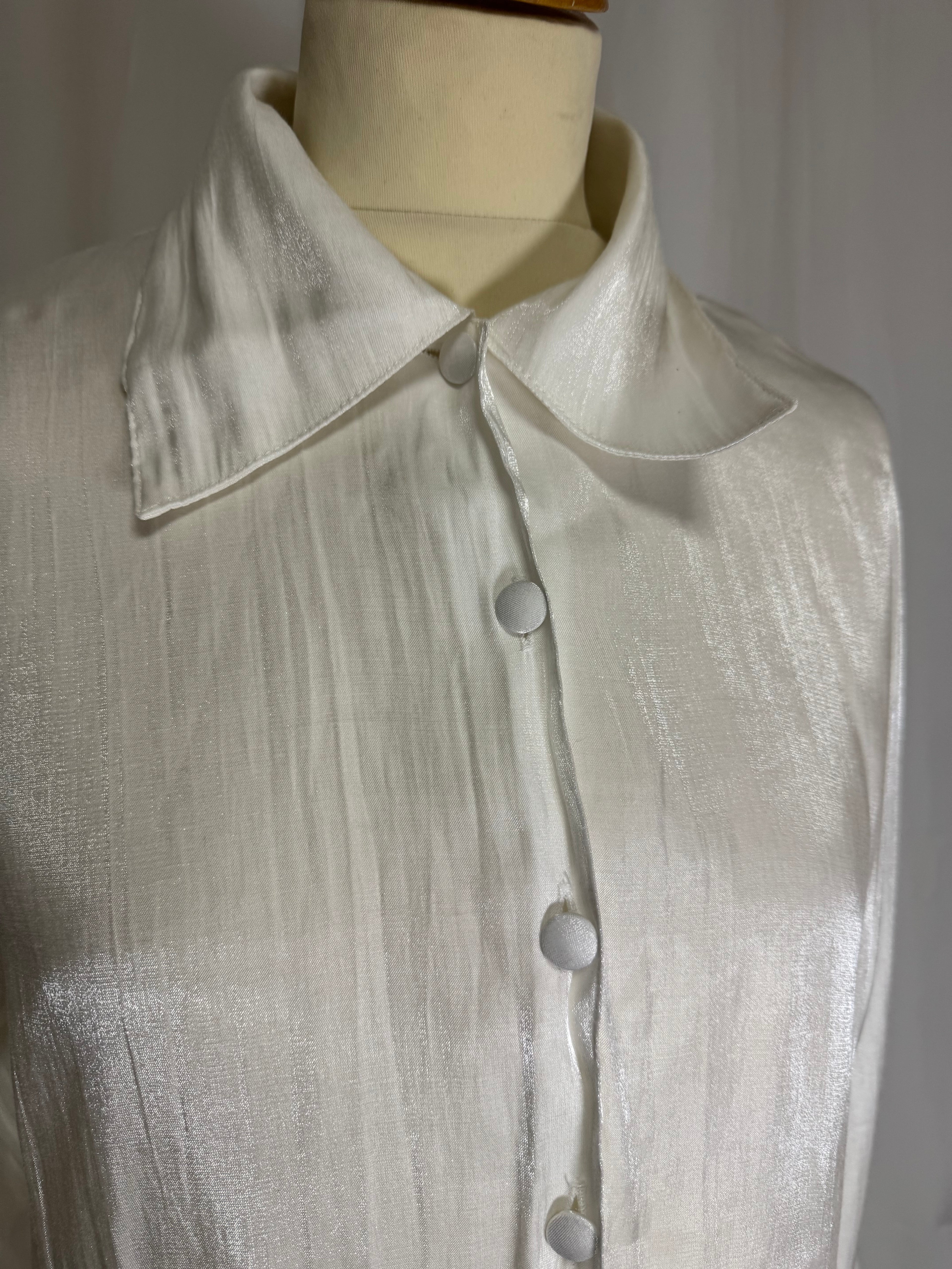 Chemise blanche 80s
