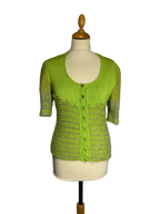 Pull à paillette vert