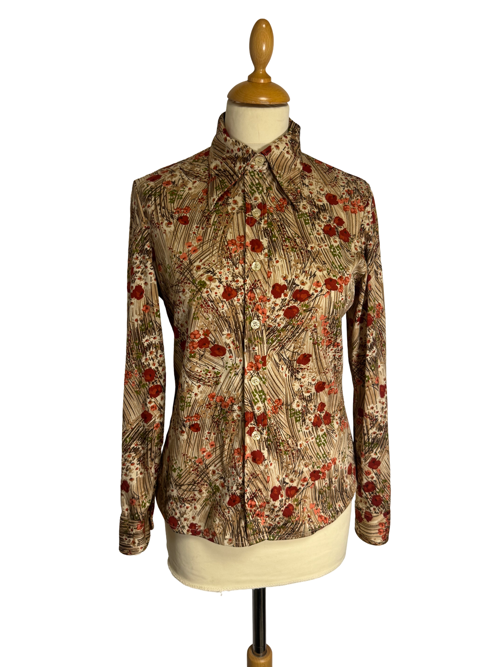 Chemise à motifs 70s