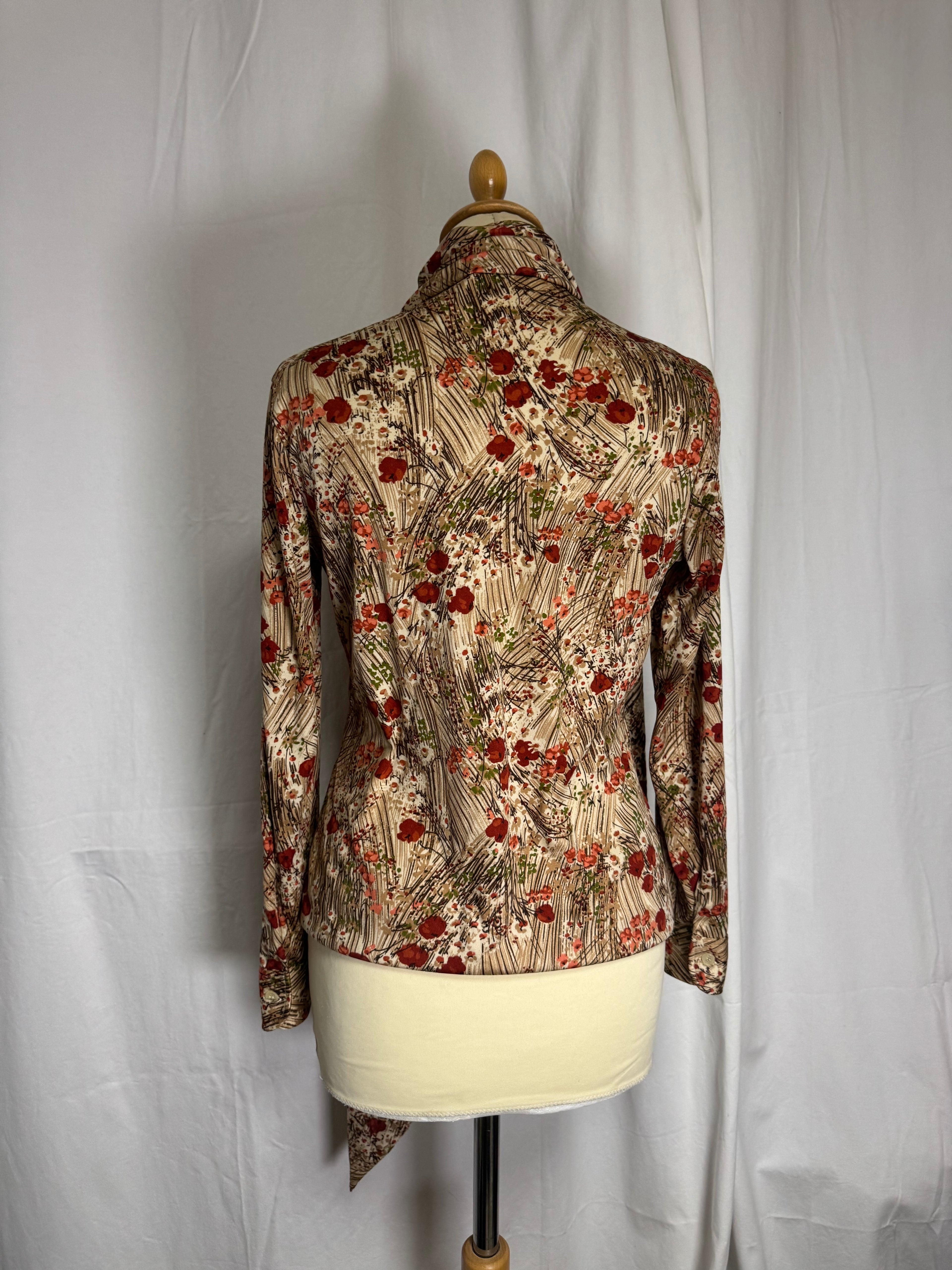 Chemise à motifs 70s