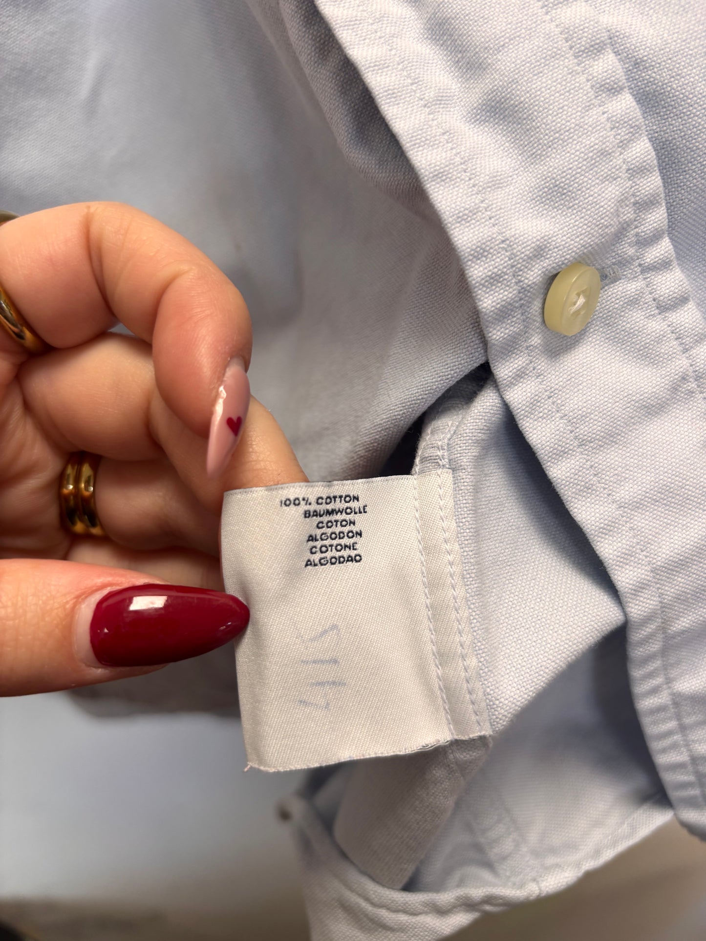 Chemise bleu Gant