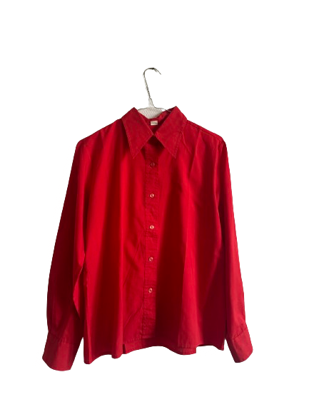 Chemise rouge 70s