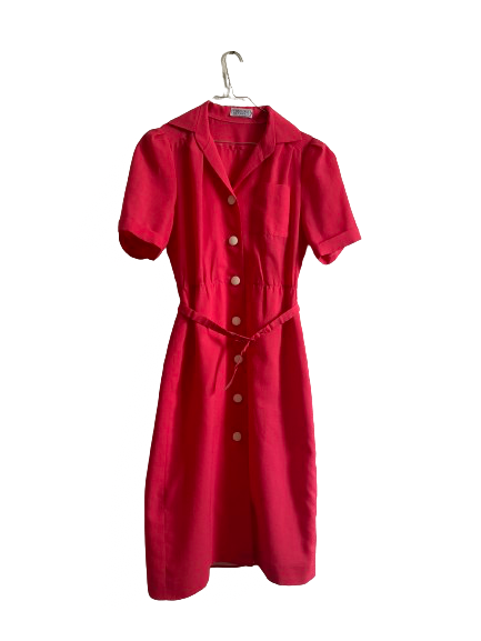 Robe rose 80s