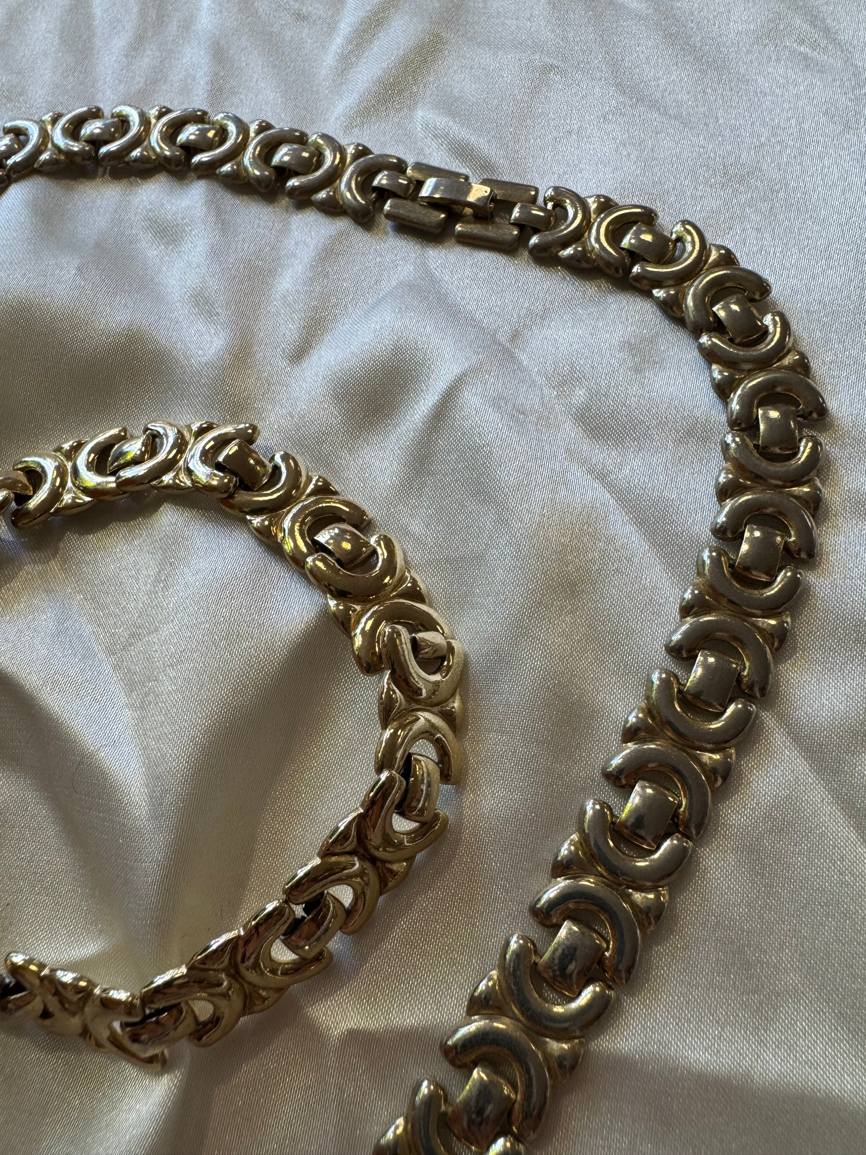 Collier et bracelet doré