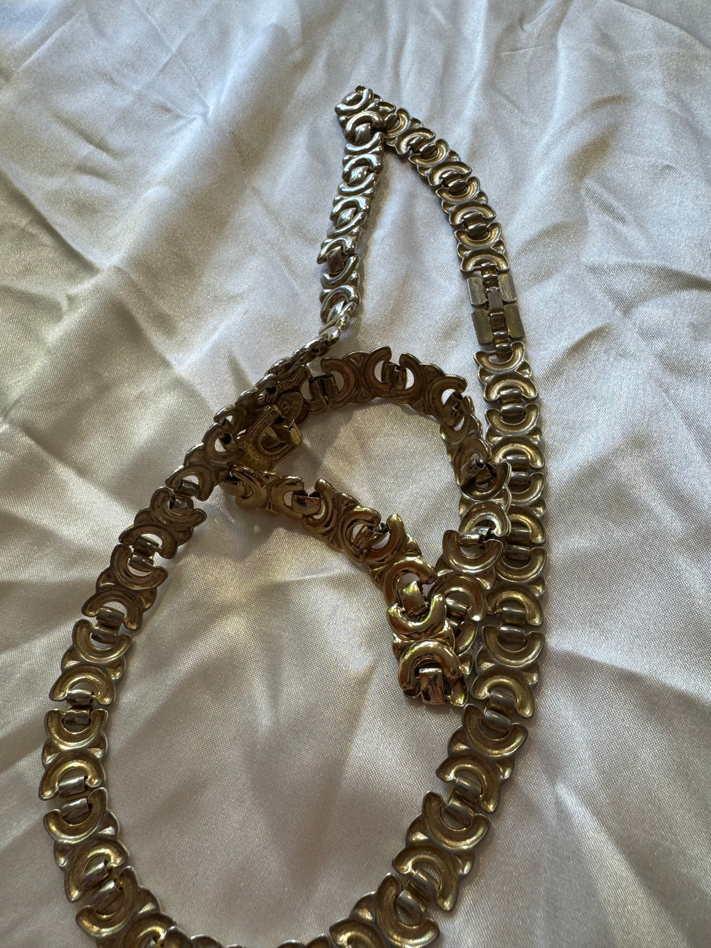 Collier et bracelet doré