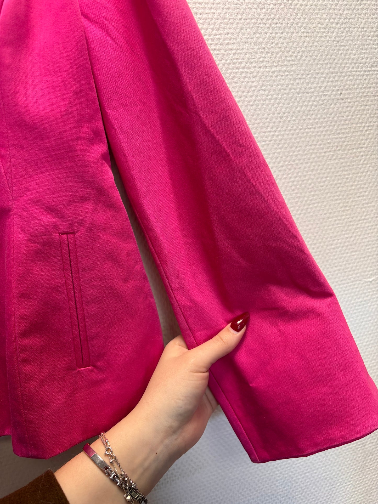 Veste rose 80s