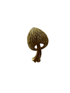 Broche en métal champignon 80s