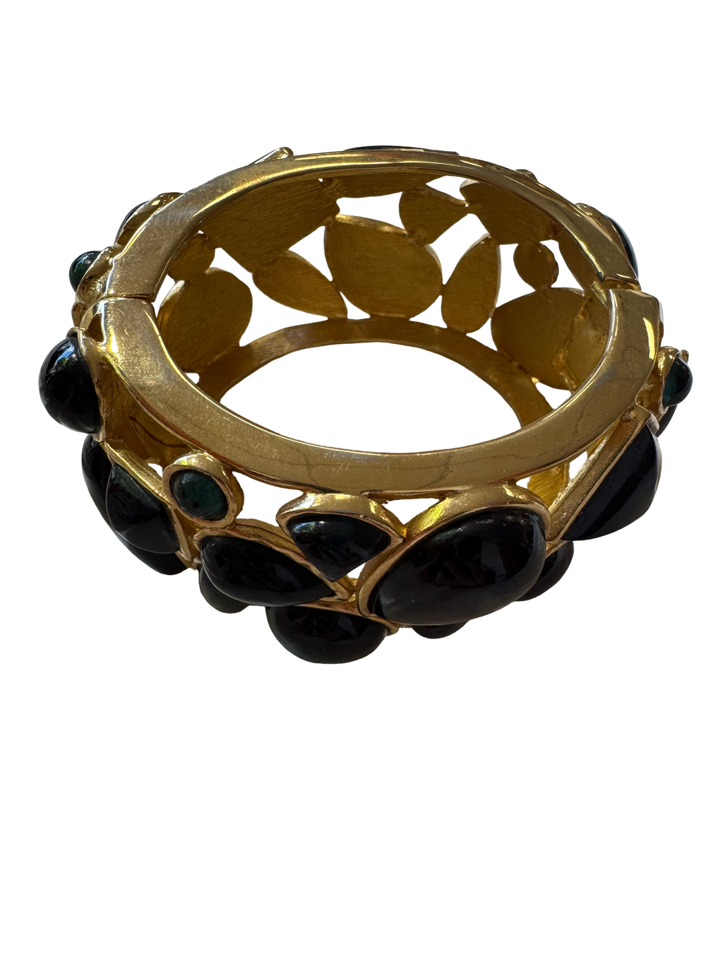 Bracelet en métal 80s