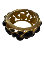 Bracelet en métal 80s