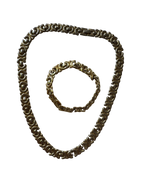 Collier et bracelet doré