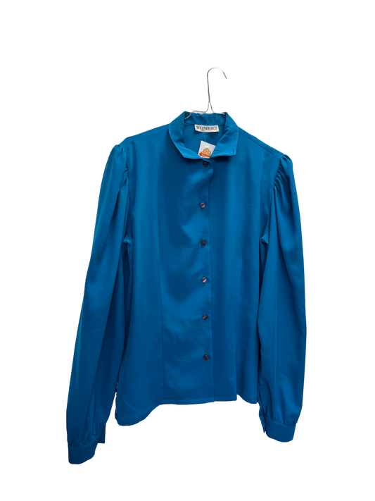 Chemise bleu 80s