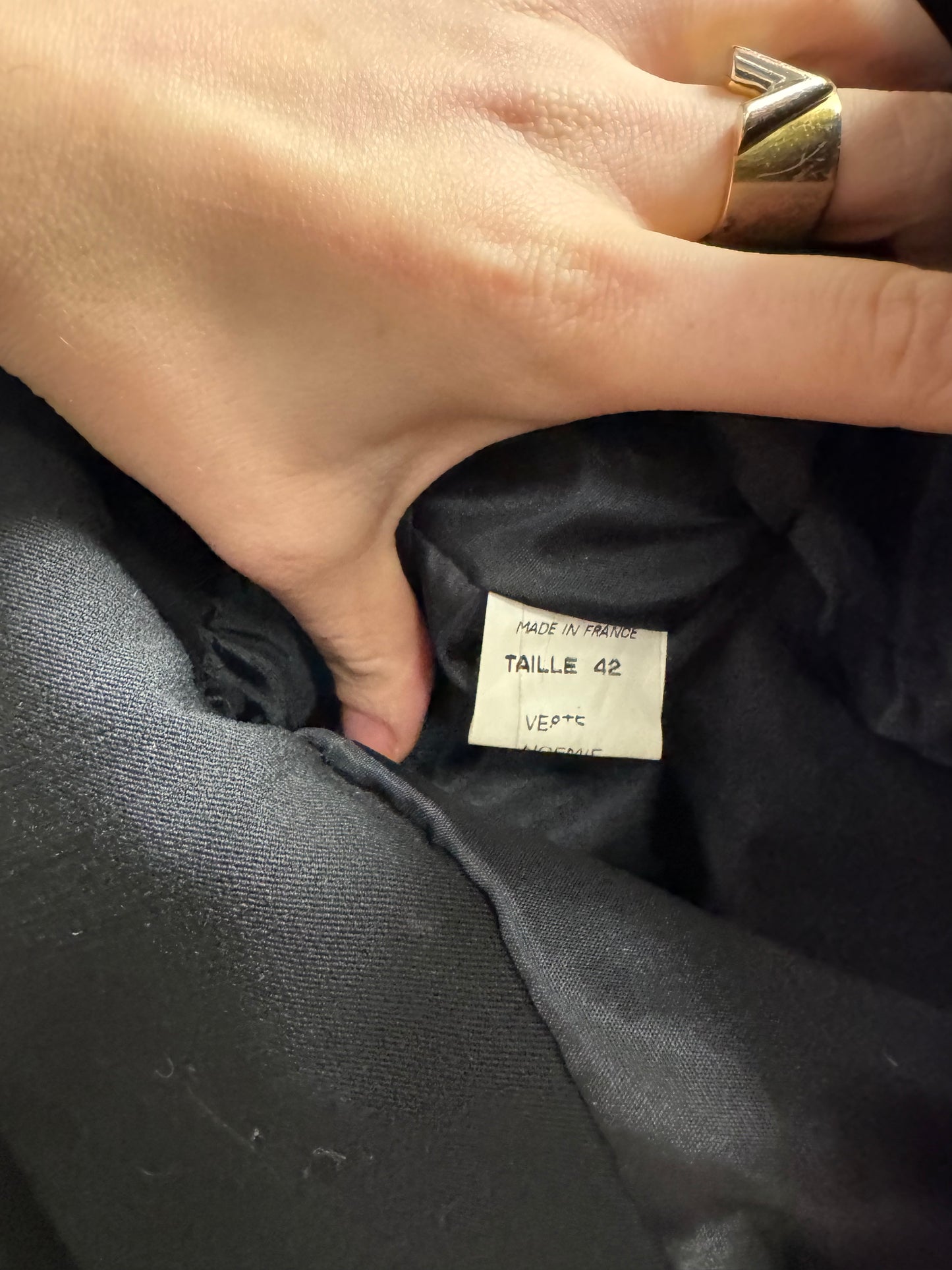 Veste courte noir