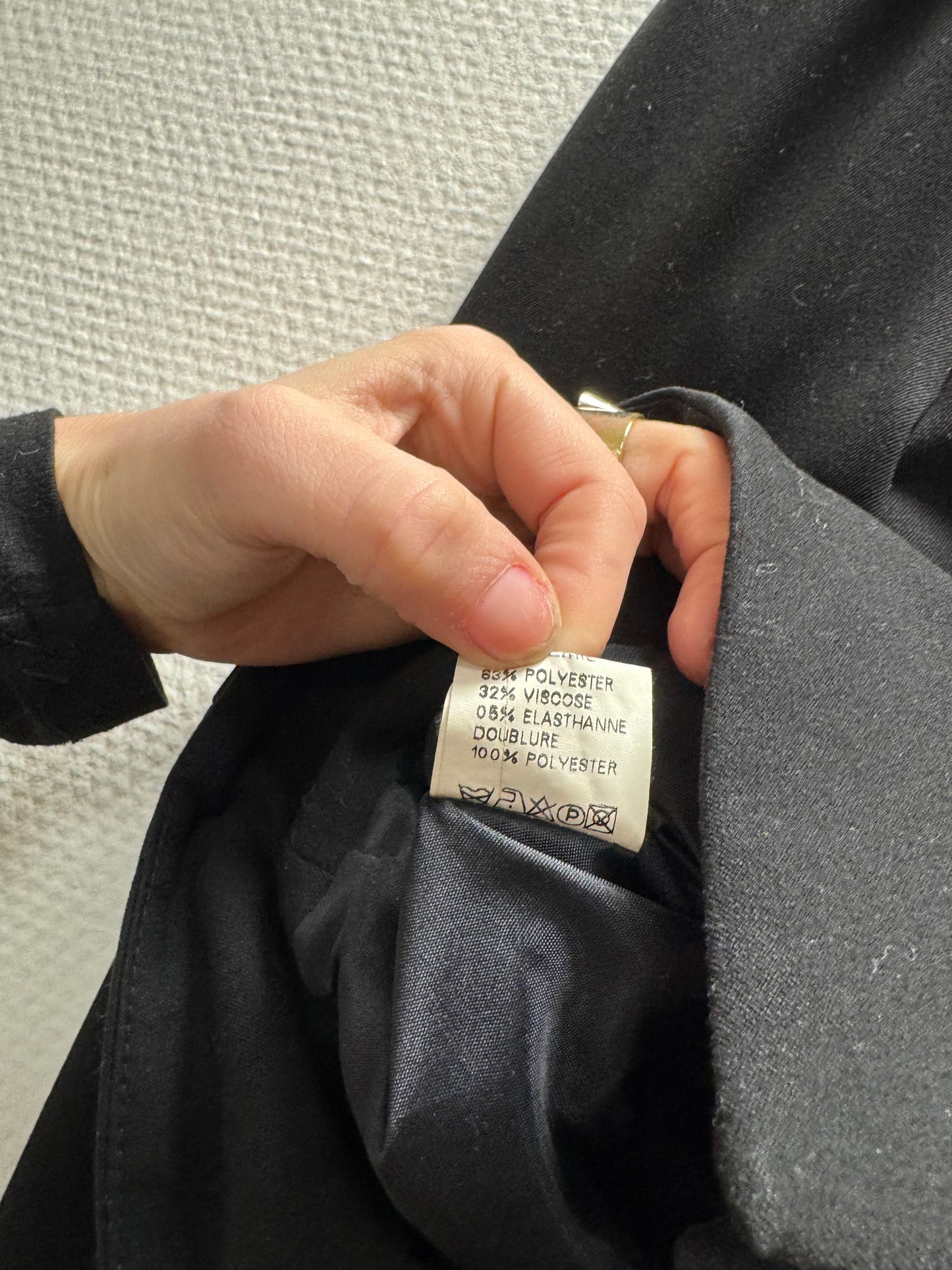 Veste courte noir